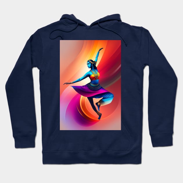 Indian classical dance art Hoodie by Art wallpaper store